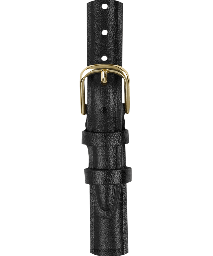 correias | Timex unissex Pulseira de couro de 12 mm XFN60X427 preto