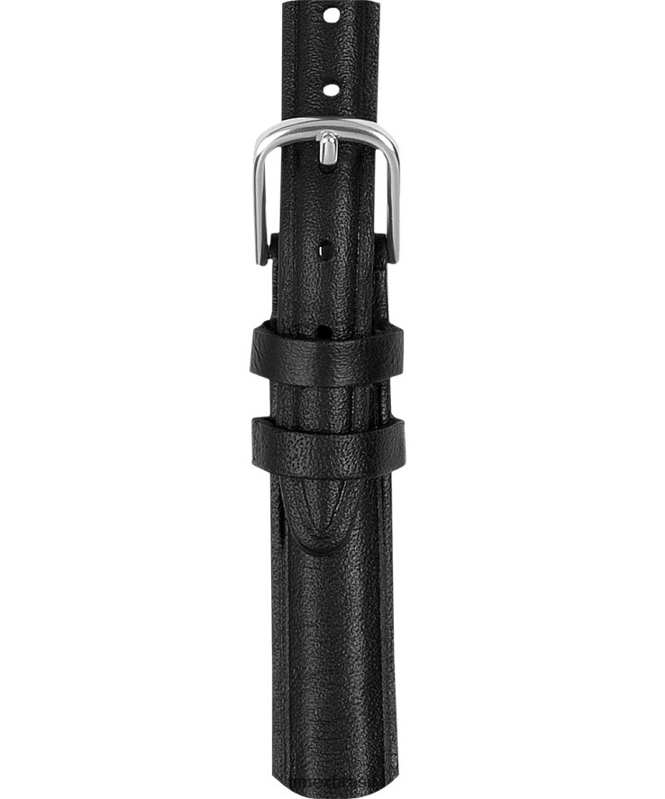 correias | Timex unissex Pulseira de couro de 12 mm XFN60X484 preto