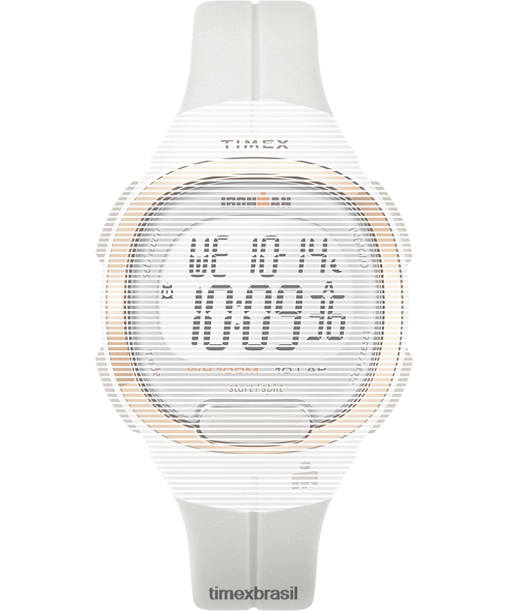 correias | Timex unissex pulseira de reposição de 12 mm para ironman transit tamanho médio XFN60X631 branco