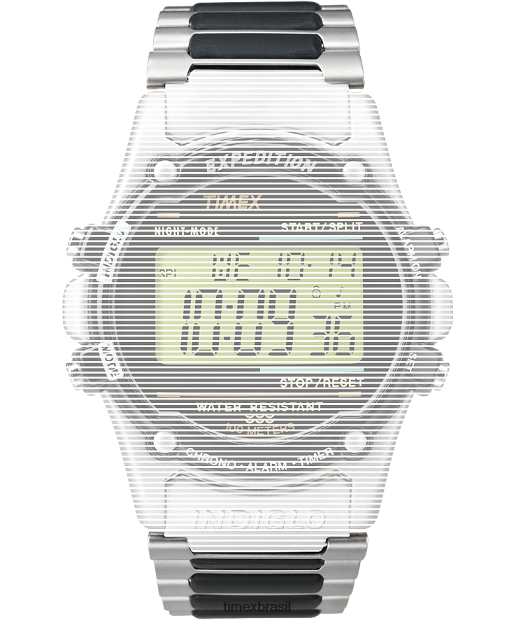 correias | Timex unissex pulseira de reposição para expedição XFN60X623 aço inoxidável