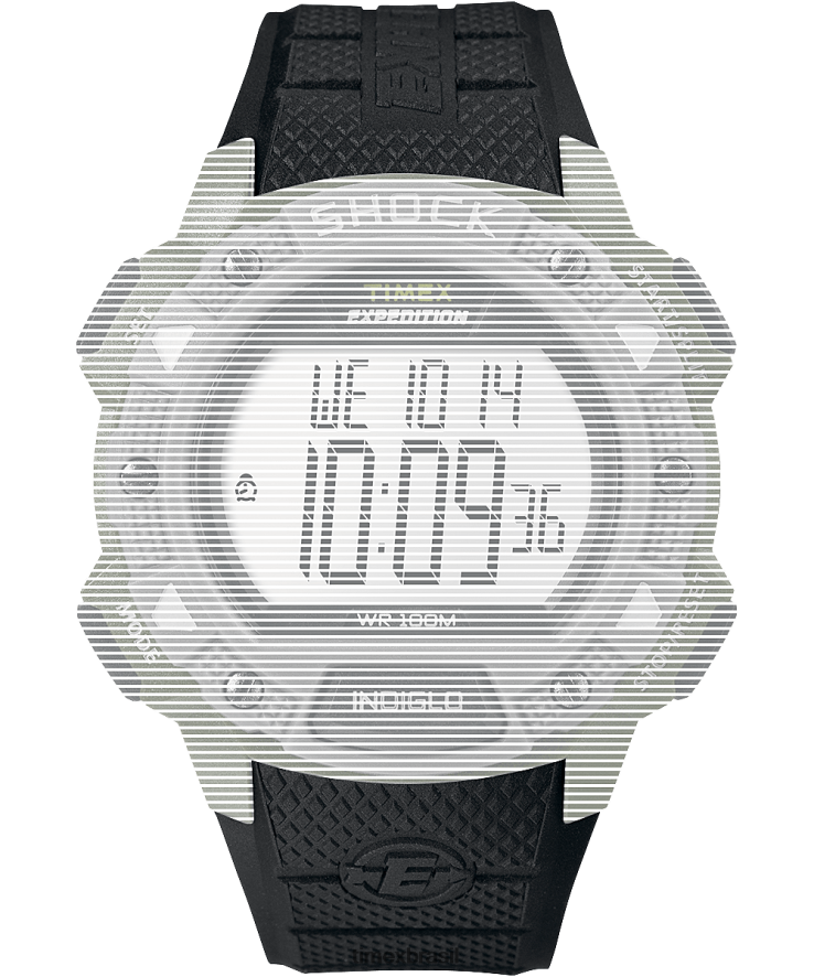 correias | Timex unissex pulseira de reposição para gato de choque de expedição XFN60X580 preto