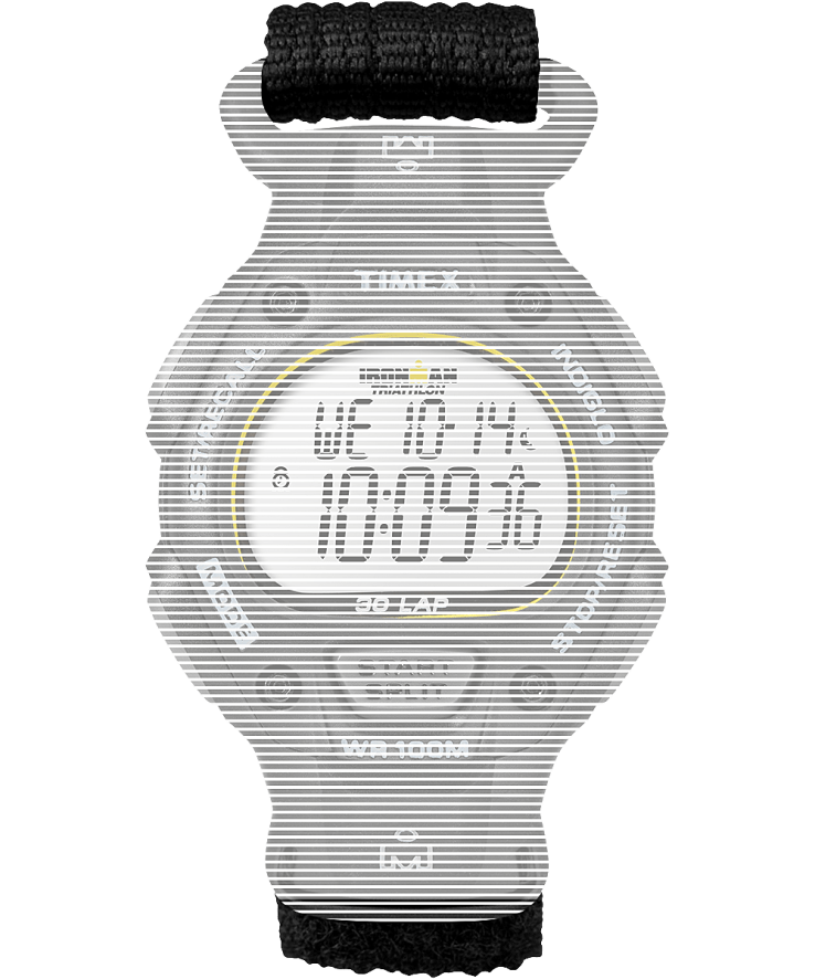 correias | Timex unissex pulseira de reposição para ironman classic 30 em tamanho real XFN60X711 preto