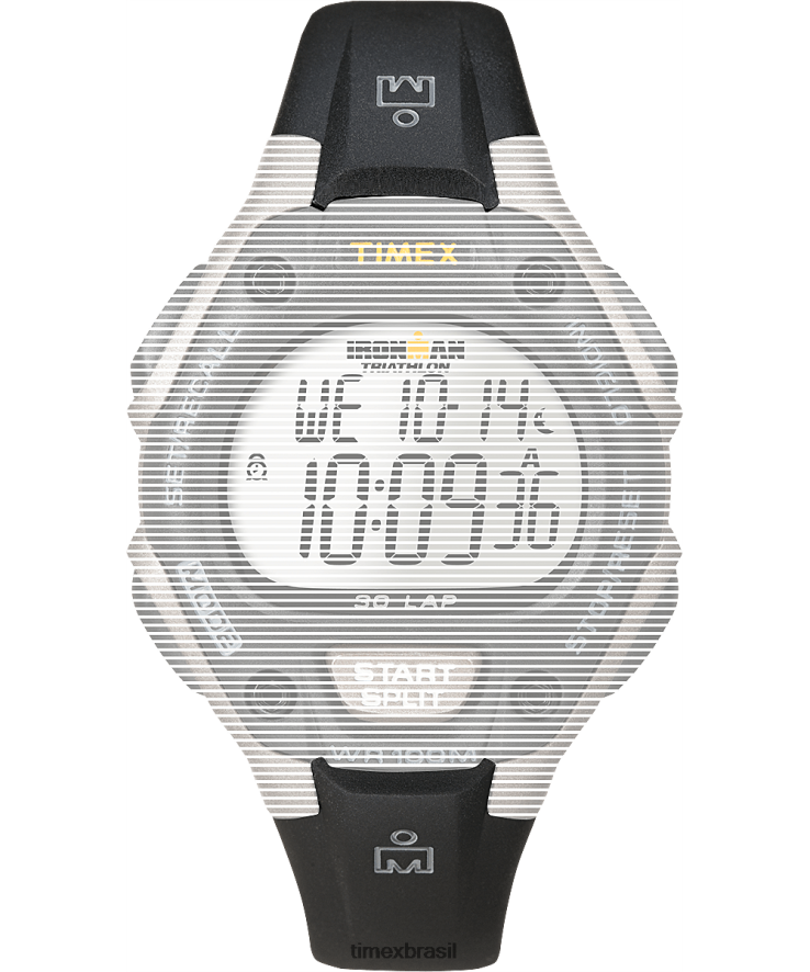 correias | Timex unissex pulseira de reposição para ironman classic 30 tamanho médio XFN60X712 preto