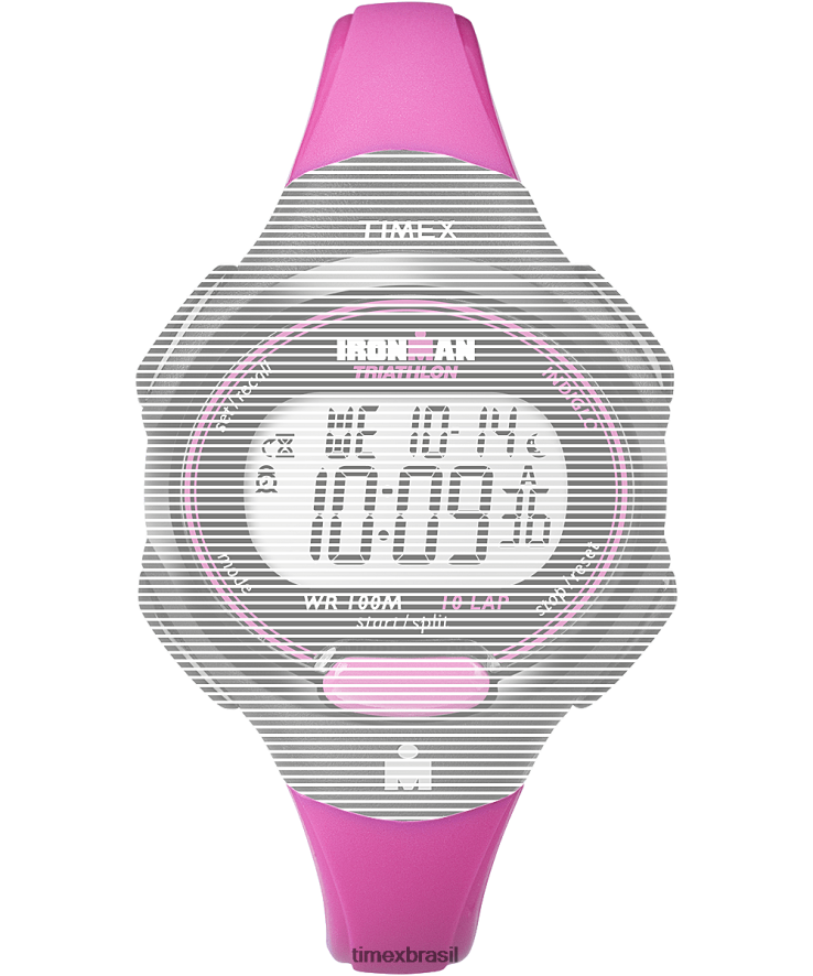 correias | Timex unissex pulseira de reposição para ironman essencial 10 tamanho médio XFN60X599 rosa