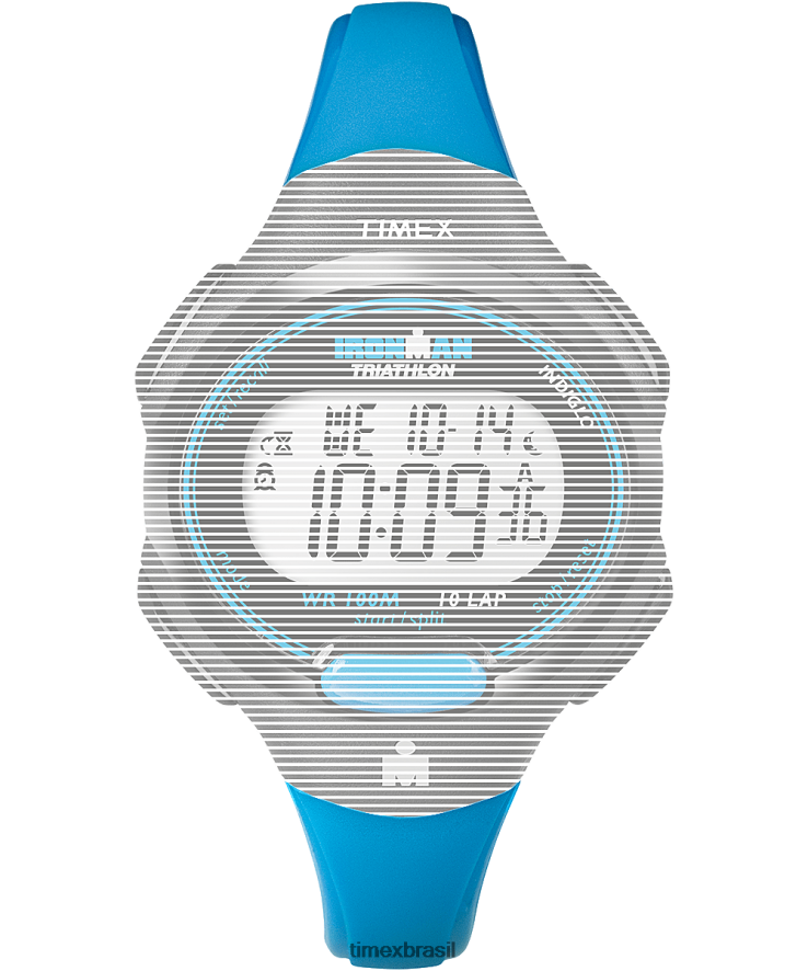 correias | Timex unissex pulseira de reposição para ironman essencial 10 tamanho médio XFN60X600 azul