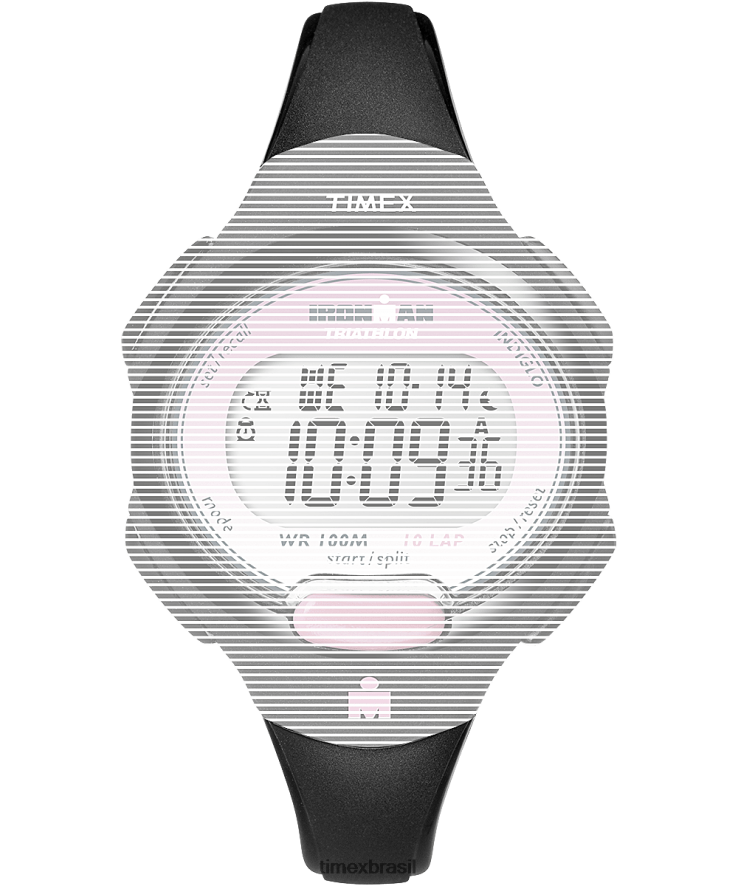 correias | Timex unissex pulseira de reposição para ironman essencial 10 tamanho médio XFN60X617 preto