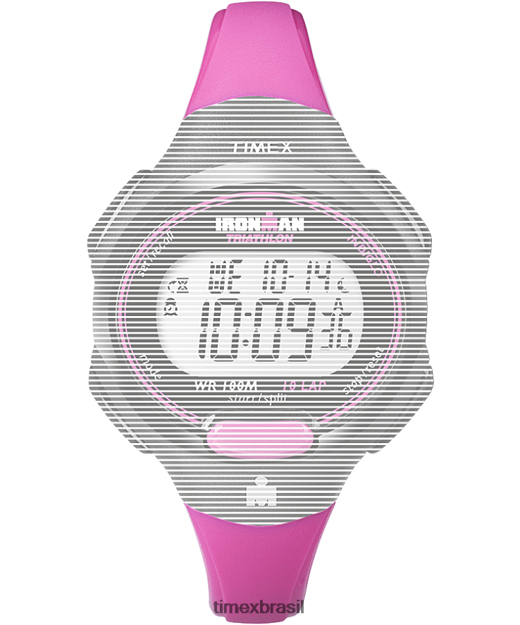correias | Timex unissex pulseira de resina de 12 mm de reposição para ironman essencial 10 tamanho médio XFN60X551 rosa