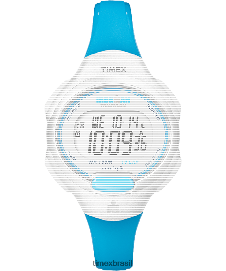 correias | Timex unissex pulseira de resina de 12 mm de reposição para ironman essencial 10 tamanho médio XFN60X583 azul