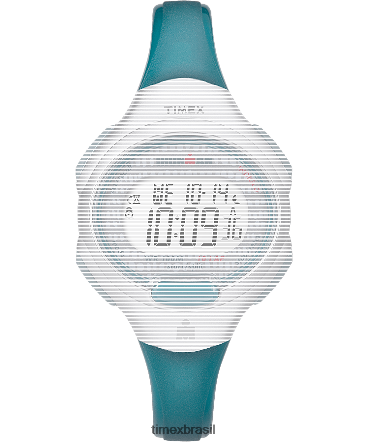 correias | Timex unissex pulseira de resina de 12 mm de reposição para ironman essencial 10 tamanho médio XFN60X696 azul