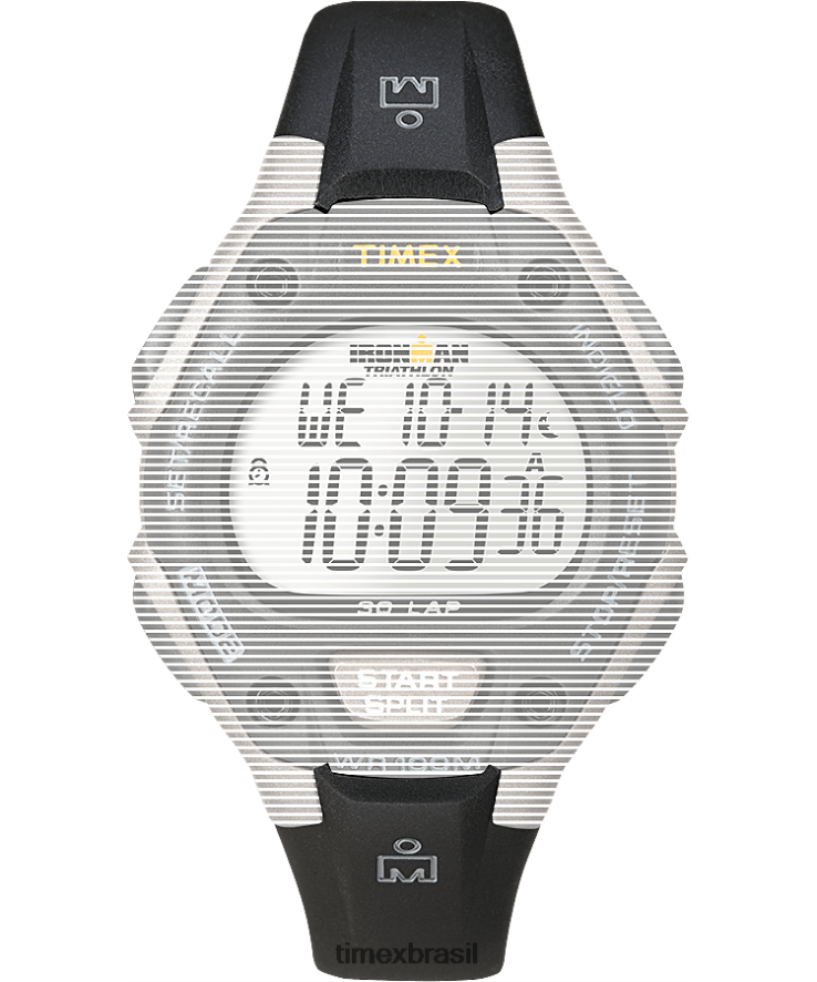 correias | Timex unissex pulseira de resina de 14 mm de reposição para ironman classic 30 tamanho médio XFN60X624 preto