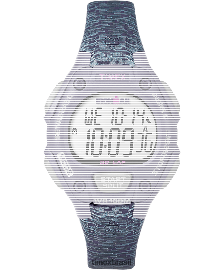 correias | Timex unissex pulseira de resina de 14 mm de reposição para ironman classic 30 tamanho médio XFN60X650 roxo