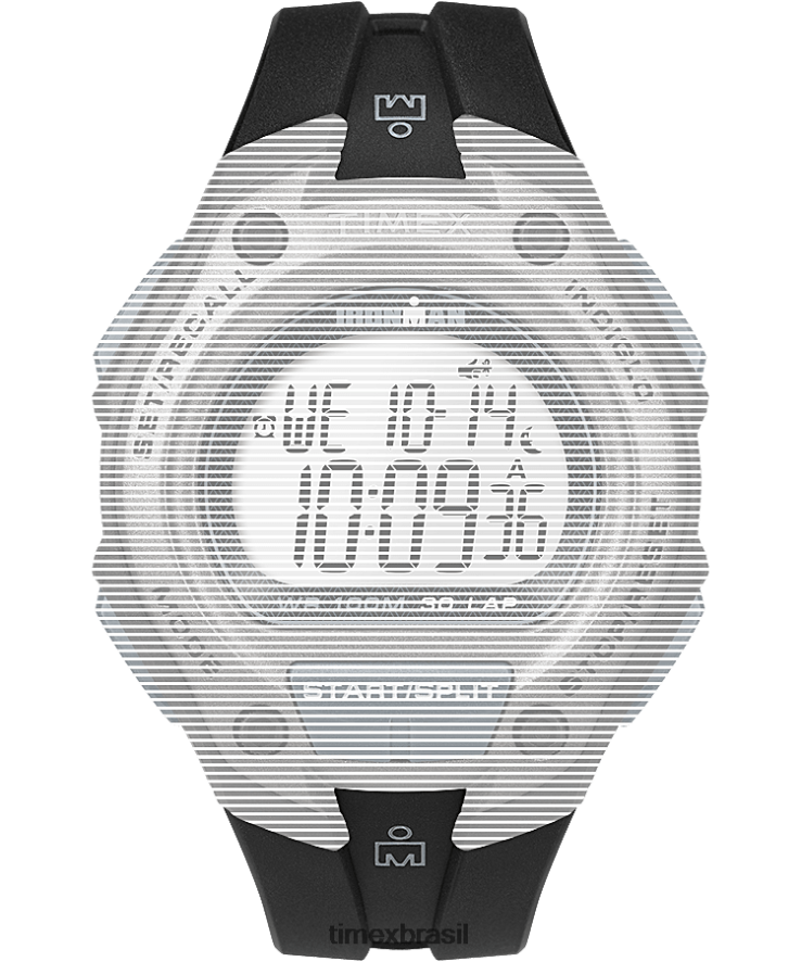 correias | Timex unissex pulseira de resina de 18 mm de substituição para ironman classic 30 oversize XFN60X704 preto