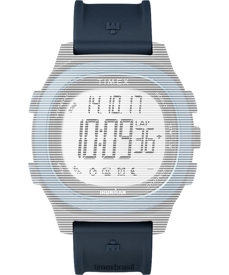 correias | Timex unissex pulseira de resina fosca de 20 mm de reposição para trânsito ironman XFN60X566 azul