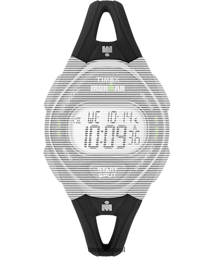 correias | Timex unissex pulseira de silicone de substituição de 14 mm para ironman elegante 50 tamanho médio XFN60X686 preto