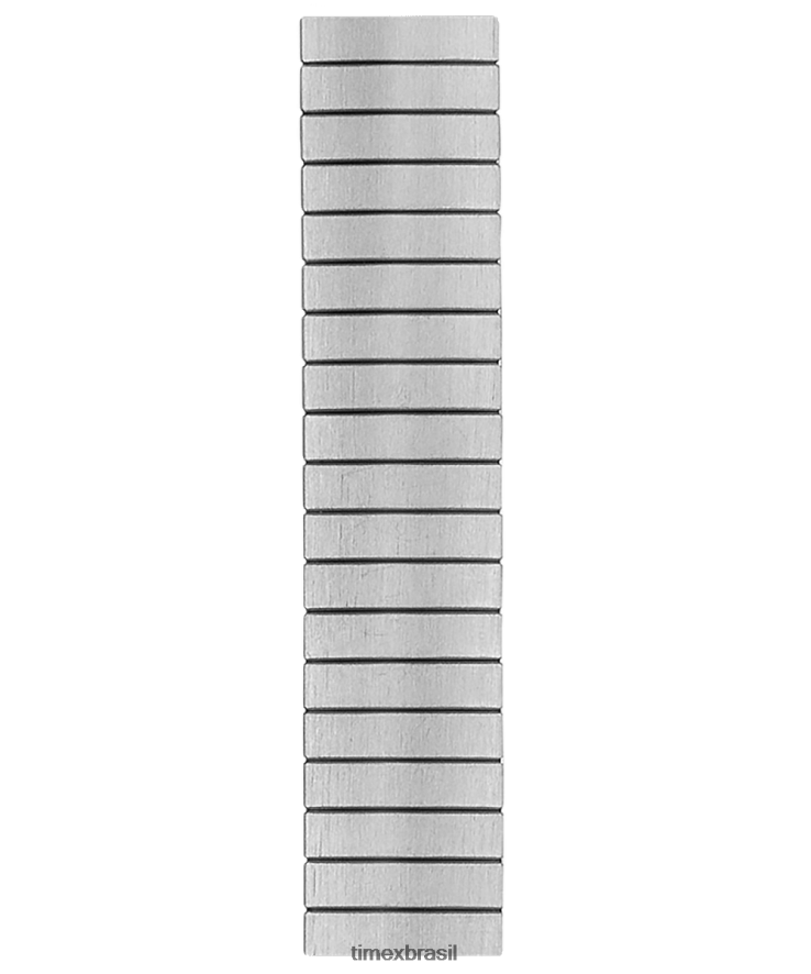 correias | Timex unissex Banda de expansão de aço inoxidável de 18mm XFN60X498 aço inoxidável