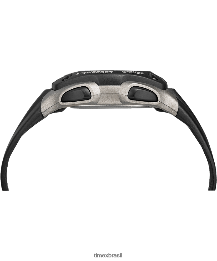 relógios | Timex homens relógio ironman classic 30 com pulseira de resina em tamanho real XFN60X318 cinza/preto