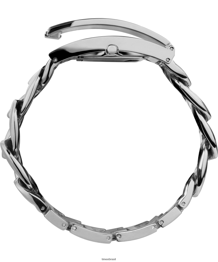 relógios | Timex homens pulseira de identificação de campeonato ufc relógio 30mm XFN60X151 tom prata