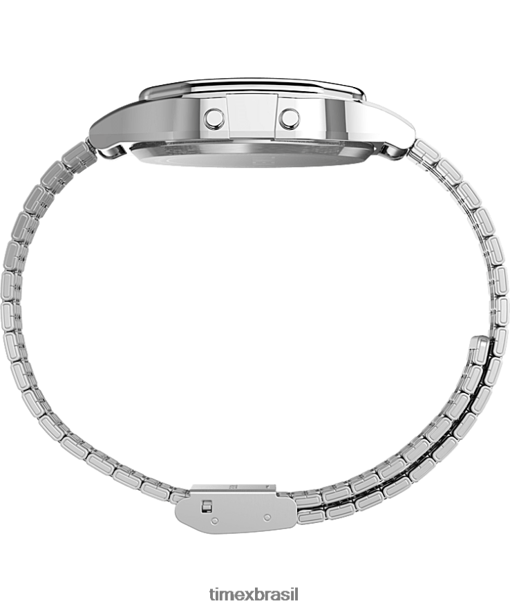 relógios | Timex homens relógio com pulseira de aço inoxidável t80 34 mm XFN60X143 aço inoxidável