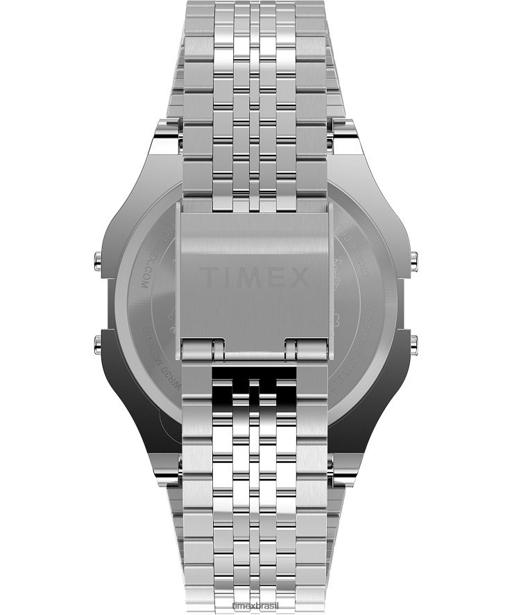 relógios | Timex homens relógio com pulseira de aço inoxidável t80 x amendoim dream em cores 34 mm XFN60X168 aço inoxidável