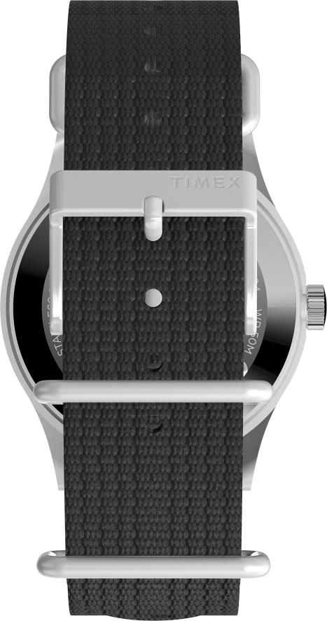 relógios | Timex x homens relógio todd snyder mk1 com pulseira de tecido de 40 mm XFN60X1 aço inoxidável/preto/outros