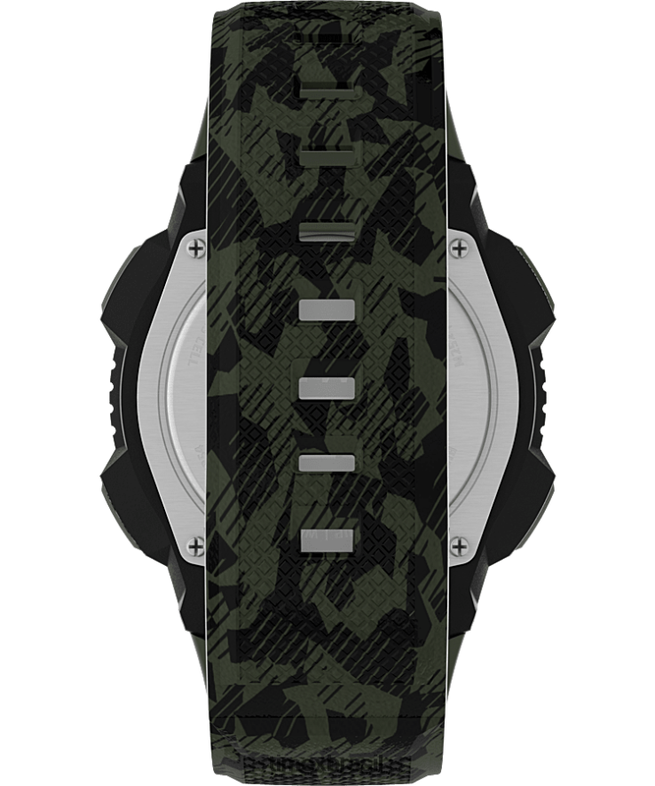 relógios | Timex homens relógio com pulseira de resina ufc core shock 45mm XFN60X268 preto/camuflado