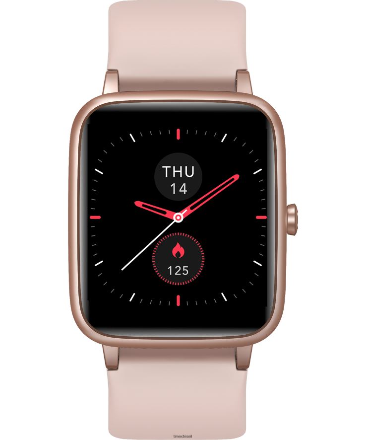 relógios | Timex homens Relógio inteligente iconnect active+ com pulseira de poliuretano de 38 mm XFN60X271 tom rosa/rosa dourado