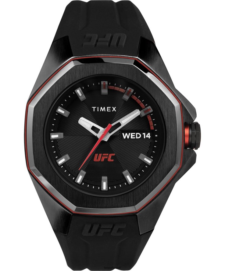 relógios | Timex homens relógio ufc pro 44mm com pulseira de silicone XFN60X275 preto