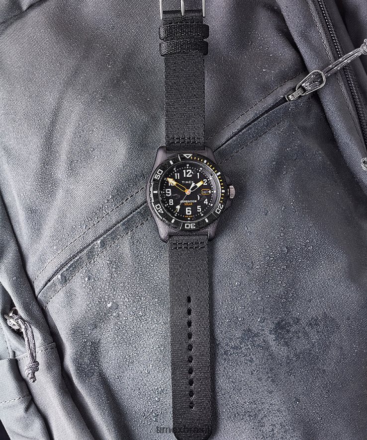 relógios | Timex homens Relógio Expedição North Freedive Ocean com pulseira de tecido reciclado de 46 mm XFN60X121 cinza/preto