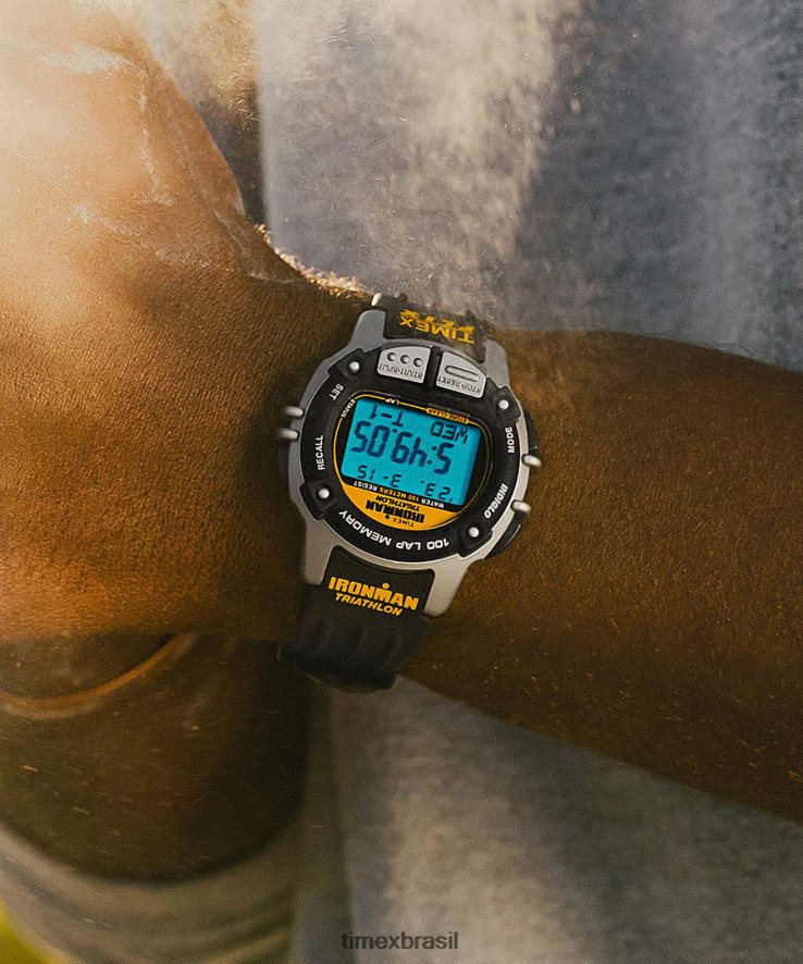 relógios | x TIMEX homens Huckberry Ironman Reedição Flix XFN60X78 cinza/preto