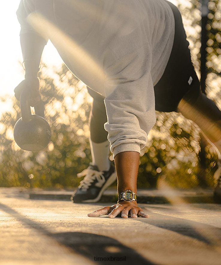 relógios | x TIMEX homens Huckberry Ironman Reedição Flix XFN60X78 cinza/preto