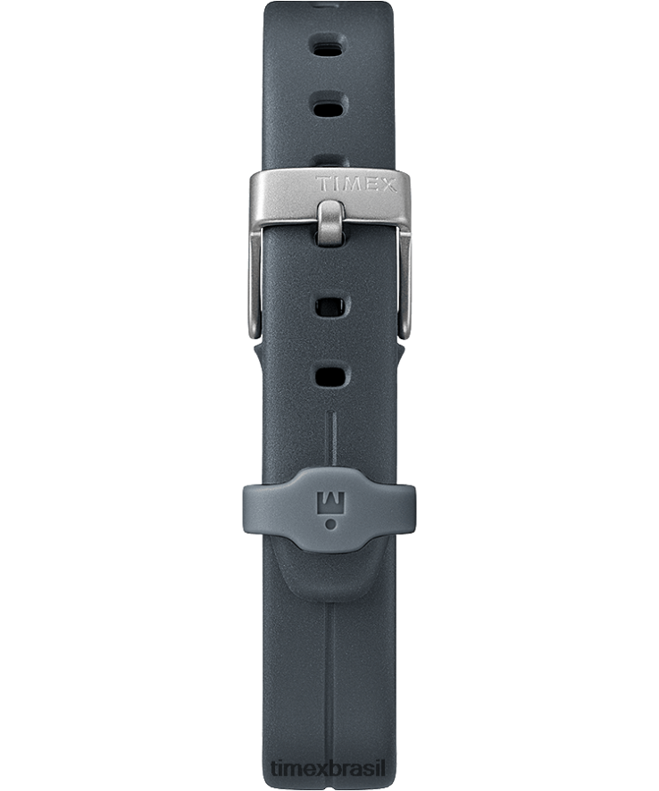 relógios | Timex mulheres Ironman Transit Relógio com pulseira de resina de tamanho médio de 33 mm XFN60X412 cinza/preto