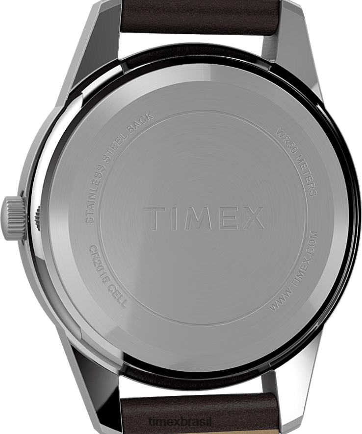 relógios | Timex mulheres Expedição Field Mini Relógio com Pulseira de Couro de 26mm XFN60X393 aço inoxidável/marrom/creme