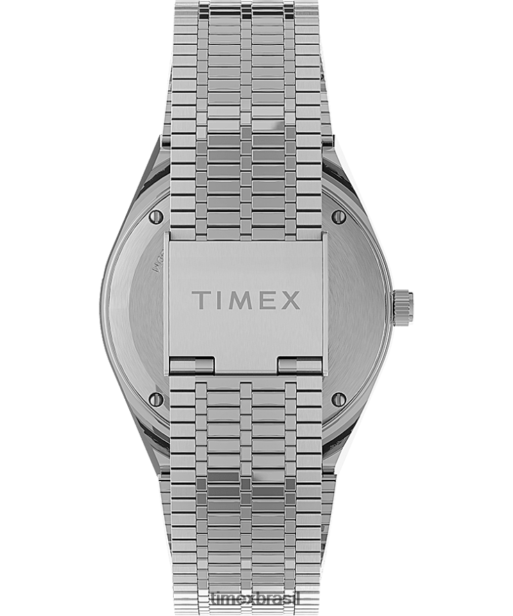 relógios | Q Timex mulheres Relógio com pulseira de aço inoxidável de 36 mm XFN60X343 aço inoxidável/azul